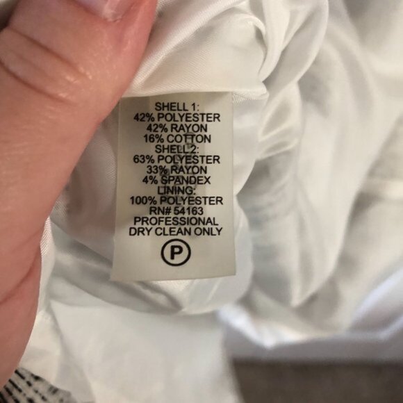 Calvin Klein Black/White Sleeveless Sheath Dress - Picture 5 of 8